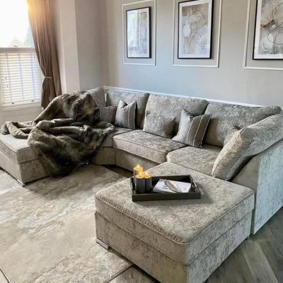 U-shaped couch
